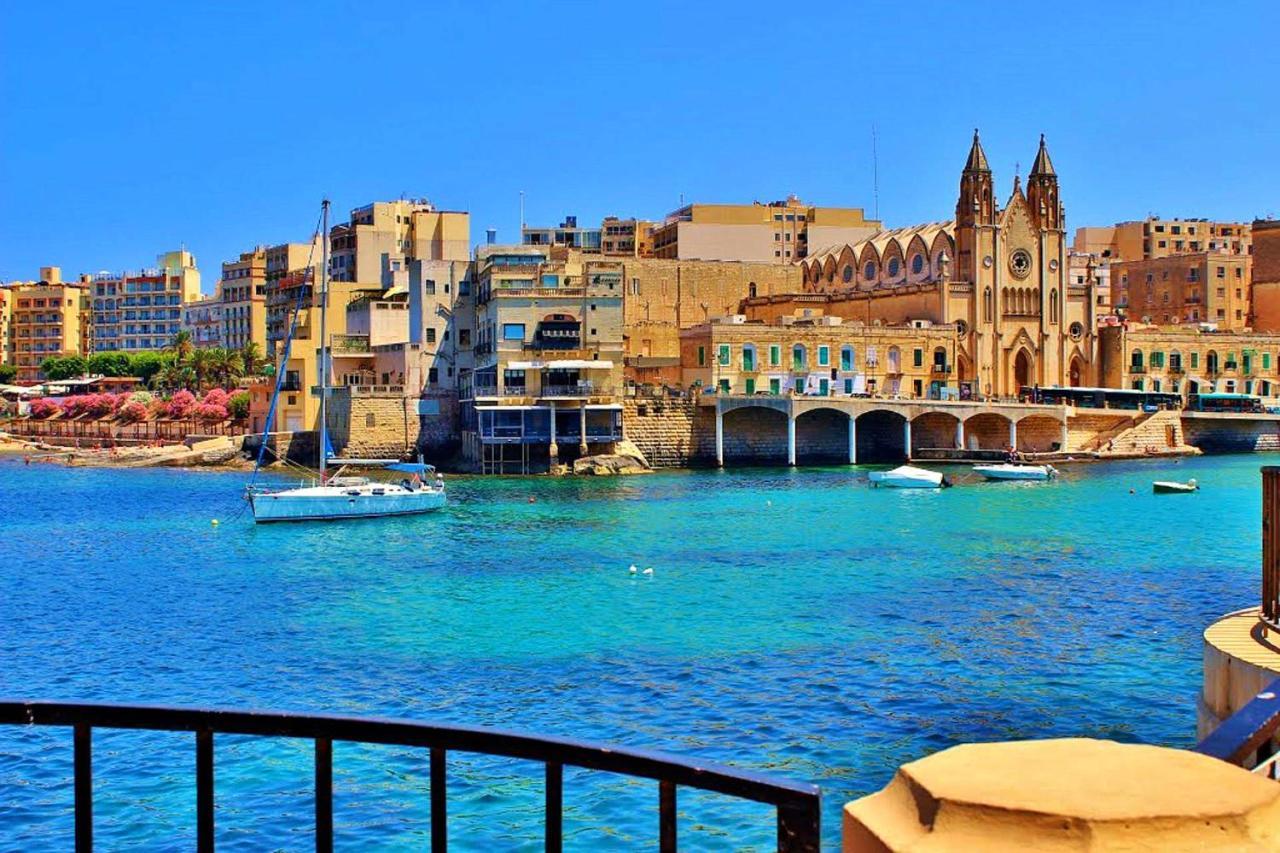 Modern 1Br Maisonette Steps From The Promenade Sliema Esterno foto