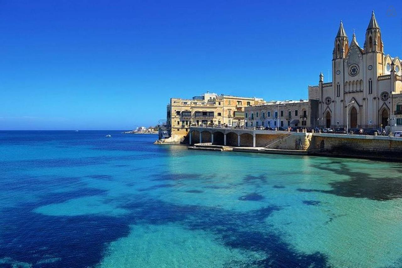 Modern 1Br Maisonette Steps From The Promenade Sliema Esterno foto