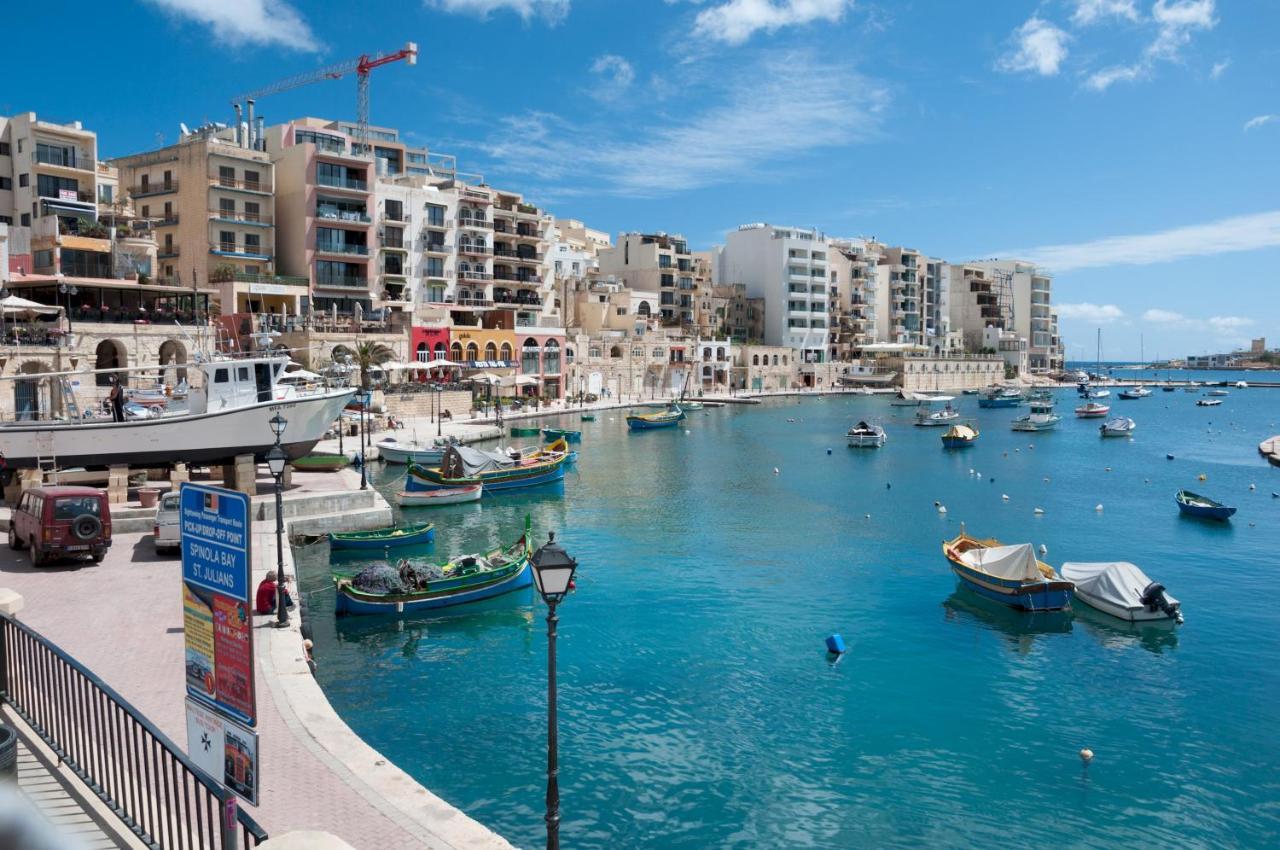 Modern 1Br Maisonette Steps From The Promenade Sliema Esterno foto